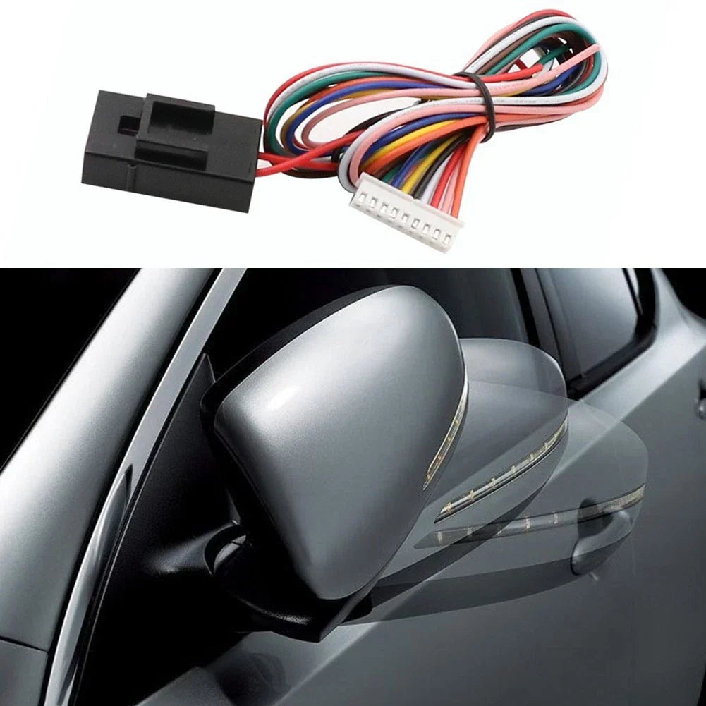 Foldable Auto Side Rearview Mirrors Convenient Remote Control