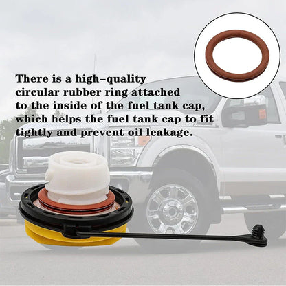 Gas Cap Fuel Cover for Ford F150 F250 F350 F450 F550 Super Duty (2011-2023)