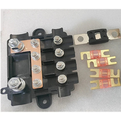 Heavy Duty 5 Pole Power Distribution Block Fuse Holder with Fuses for AU