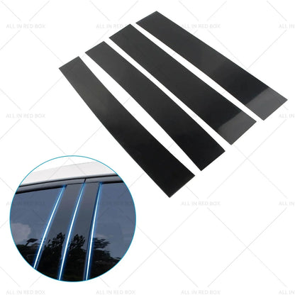 4 x Black Pillar Post Cover Trims for Cadillac Escalade (2007-2014)