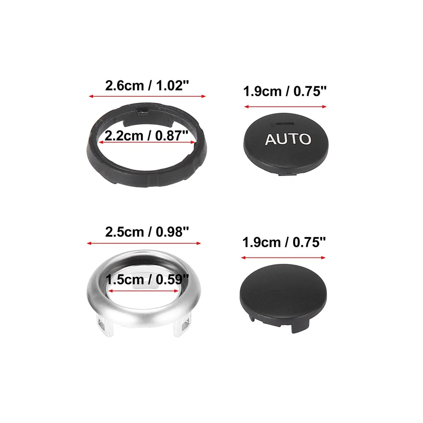 Repair Kit AC Knob Climate Control Switch Button for BMW 5/6/7 Series X5/X6