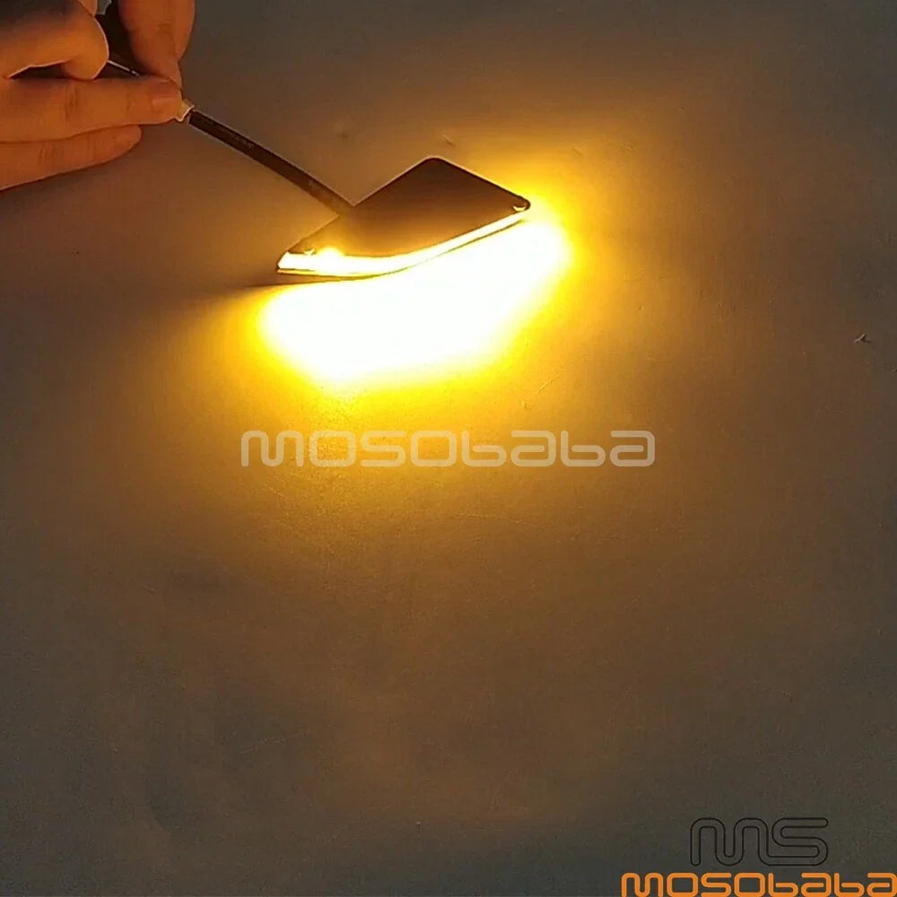 LED Turn Signal Mirror Blocks for Ducati Panigale V4 V2 2018-2021 Black