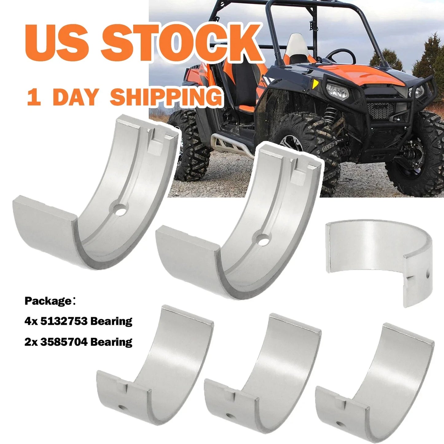 Journal Ball Shaft Bearings for Polaris Frontier (2003–2005)