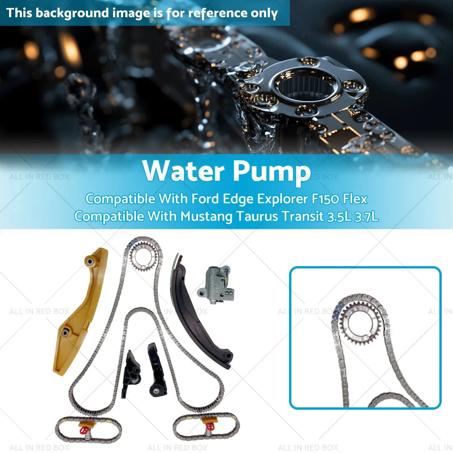 Timing Chain Kit for Ford Edge Explorer F150 Flex Mustang Taurus (2007-2020)
