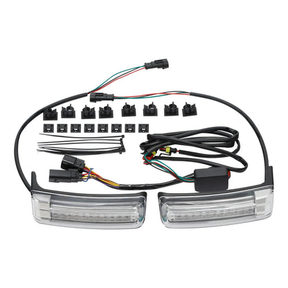 LED Insert Support Run Brake Turn Lights for Harley Touring (2014-2024)