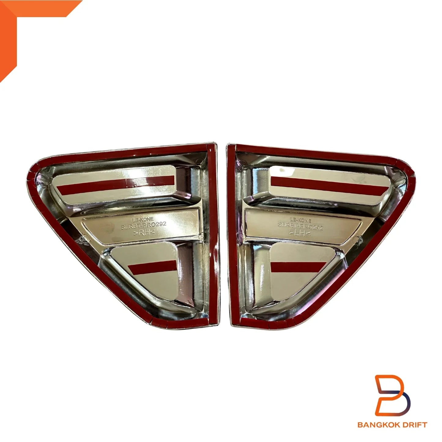 Chrome Side Vent Marker Light Cover for Mazda BT-50 Pickup Ute (12-19)