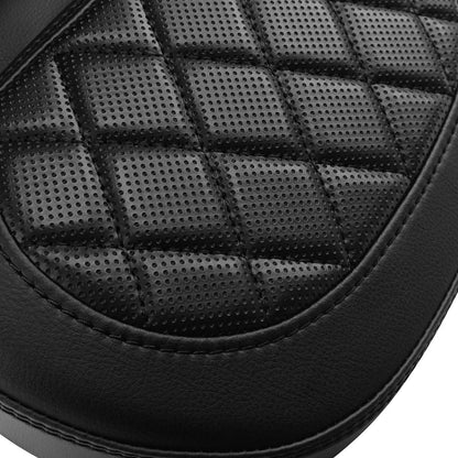 Black Driver Rider Backrest Pad for Harley Touring Road King Glide (1988-2024)