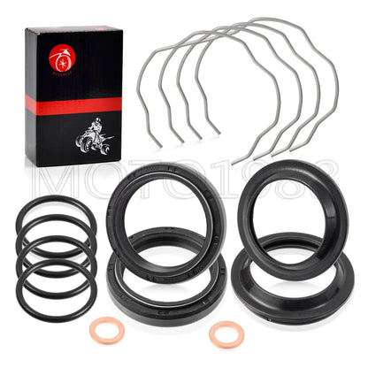 Dust Seals Oil Seals Clip Kit 41x53x8/10.5mm for Yamaha MT-07/XSR700 (2014–2023)