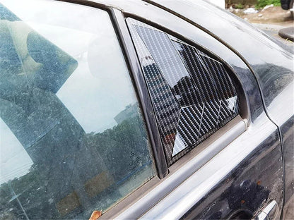 Carbon Fiber Look Quarter Window Louvers for Mitsubishi Lancer EVO (2001-2007)