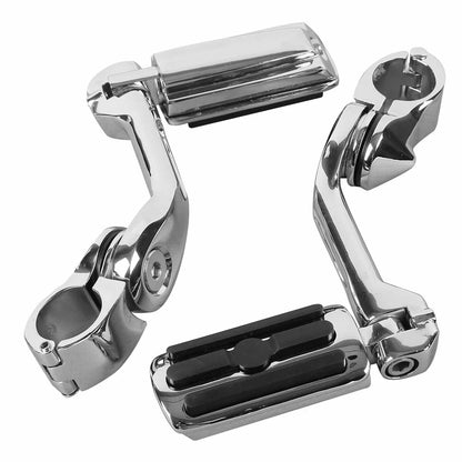 Mustache Engine Guard Crash Bar Footpegs for Harley Softail Deluxe (2000-2017)