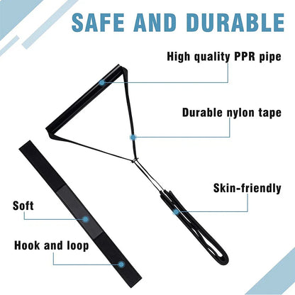 Neck Stretcher Strap for Physical Therapy & Curve Recovery - Black
