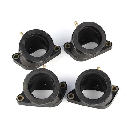 4PCS Carburetor Intake Manifold Boots for Yamaha FZS1000 FZ-1 (2001-2005)