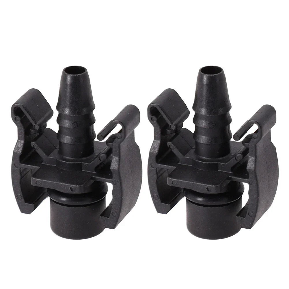 2Pcs Expansion Water Tank Water Hose Straight Connector Accessories for Car