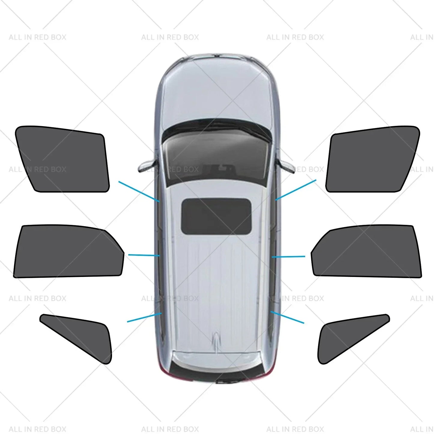 Magnetic Mesh Sun Blind Shades for Lexus NX Series (2014-2021)