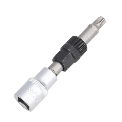 Clutch Pulley Removal Tool Accessory for Alternator Black Silver M10/T50 Metal
