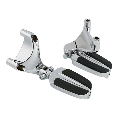 Chrome Rear Passenger Foot Peg Mount for Harley Sportster 1200 883 (2004-2013)