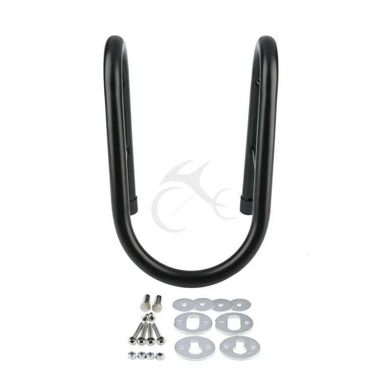 6.5" Black Motorcycle Wheel Chock for Scooter, Bike, Trailer, Truck
