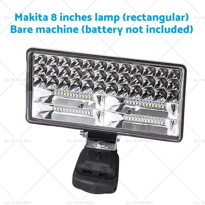 18V LED Work Light Torch Flashlights for Makita Battery