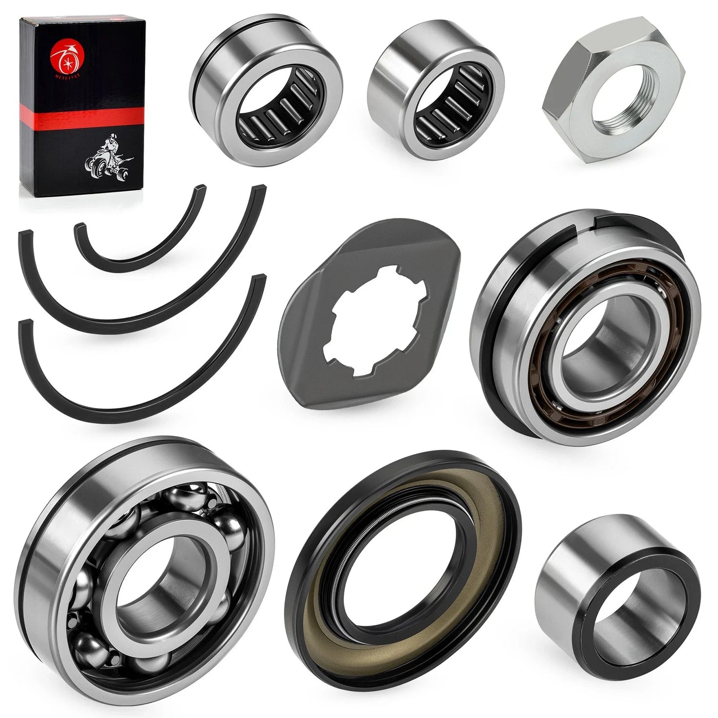 Transmission Bearings Kit w/Circlip for Yamaha Banshee 350 (1987–2006)
