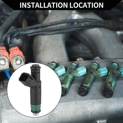 Fuel Injector for Dodge Ram 1500 2004-2007 4.7L Black 1 x Unit