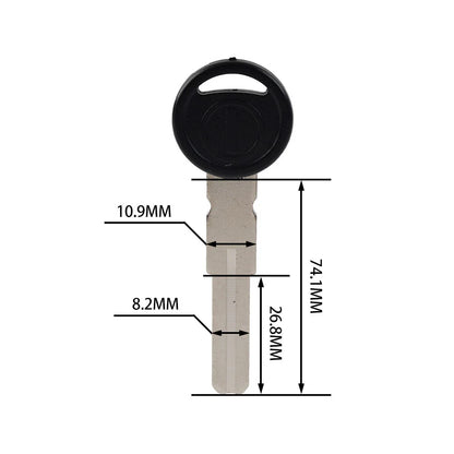 Replacement Uncut Blank Key for Ducati Monster, Scrambler (2009-2019)