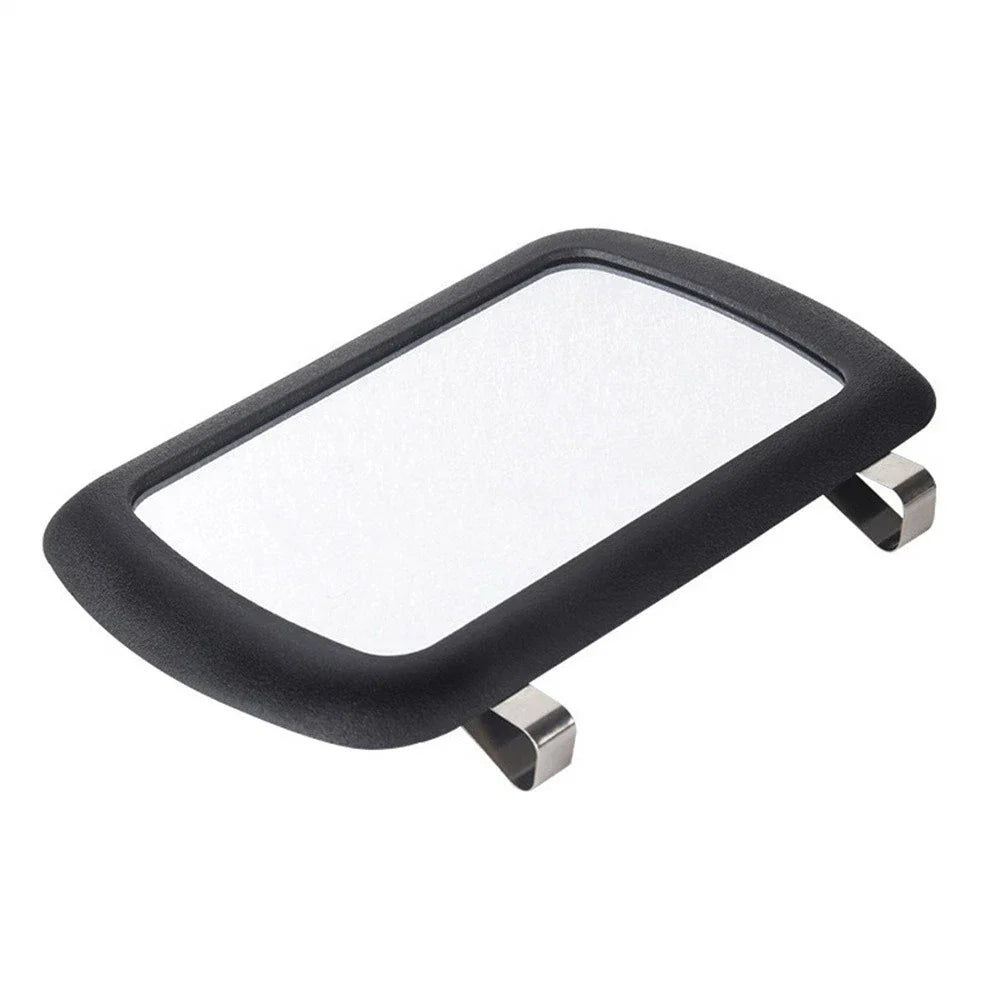 Black Clip-on Sun Visor Vanity Mirror for Car - Cosmetic Mirror x1