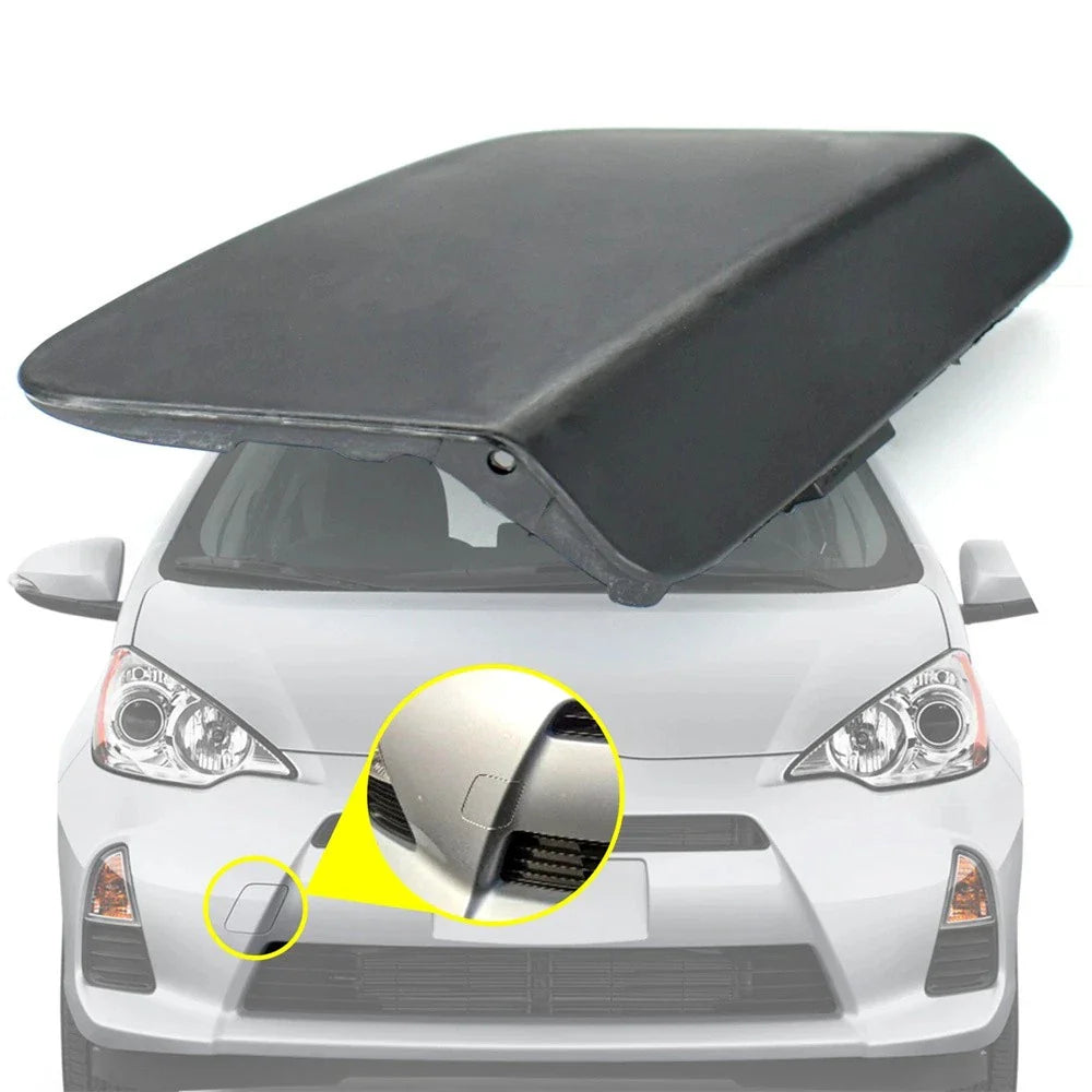 Front Bumper Tow Hook Eye Cap Cover for 12-14 Toyota Prius C (2012-2014)