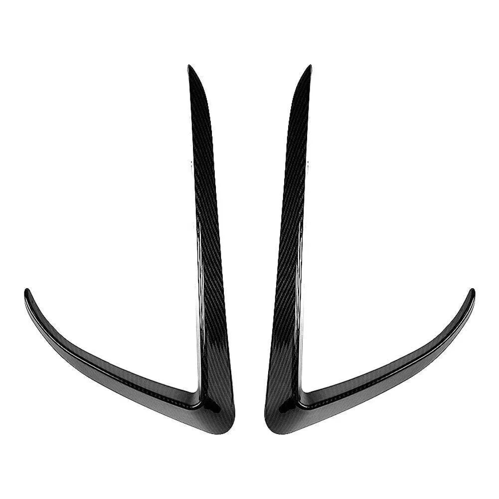 Carbon Fiber Front Fog Light Eyebrow Covers for Tesla Model X (2015-2020)