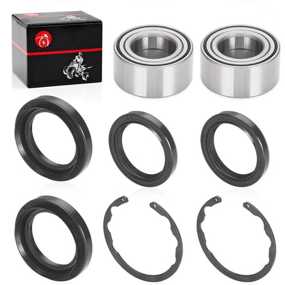 Front Wheel Bearings Seals Kit / Kawasaki Bayou 300 400 (1987–1998)