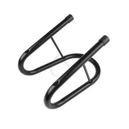 6.5" Black Motorcycle Wheel Chock for Scooter, Bike, Trailer, Truck