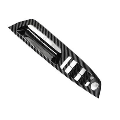 4 Pcs Carbon Fiber Inner Door Pull Handle Trim for BMW X5 X6 (2007-2013)