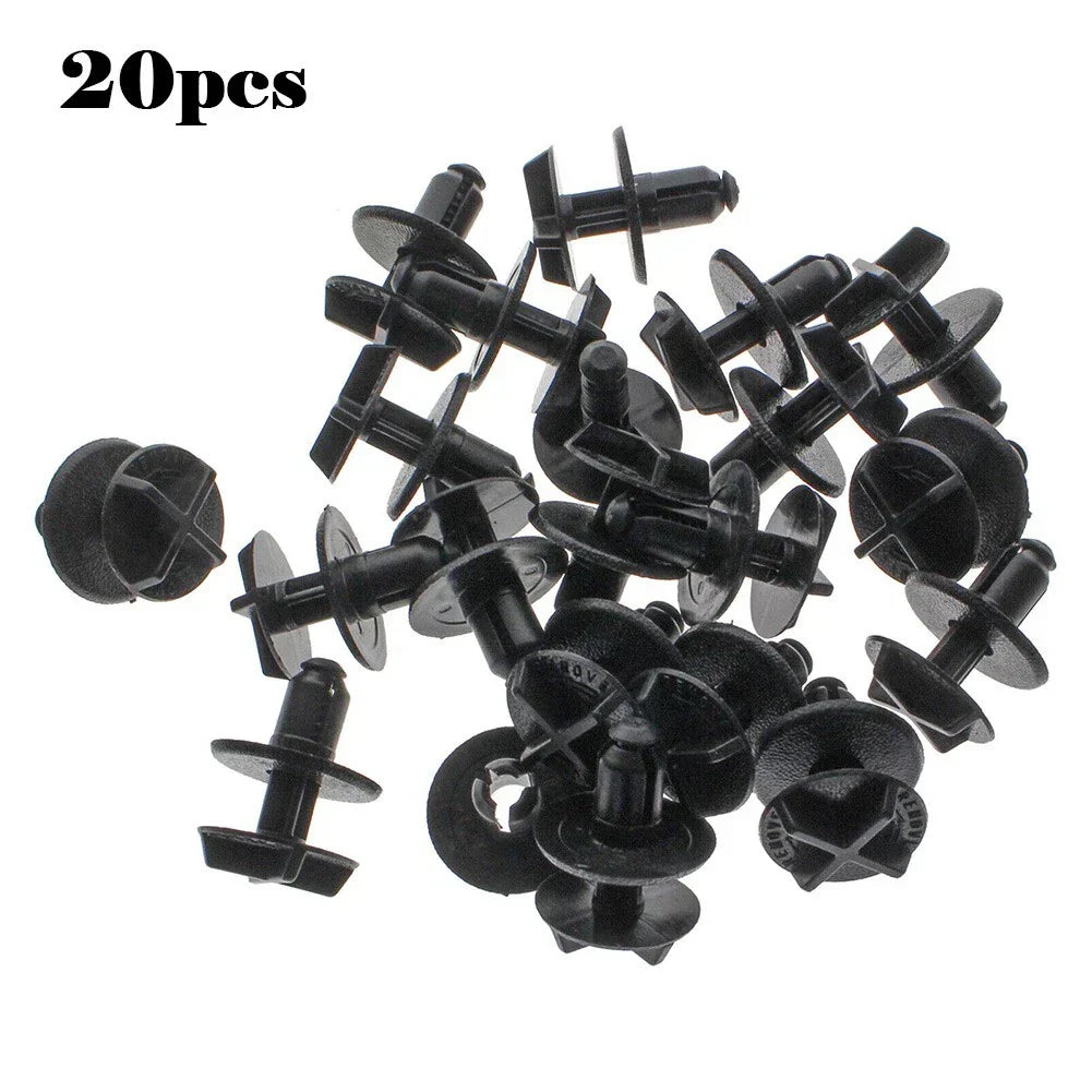 20Pcs 9mm Hole Battery Cover & Cowl Panel Clip for Land Rover