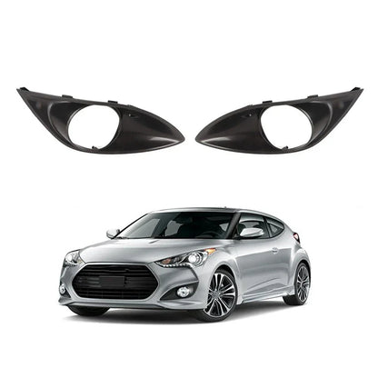 Front Bumper Fog Lamp Covers for 13-17 Hyundai Veloster Turbo (2013-2017)