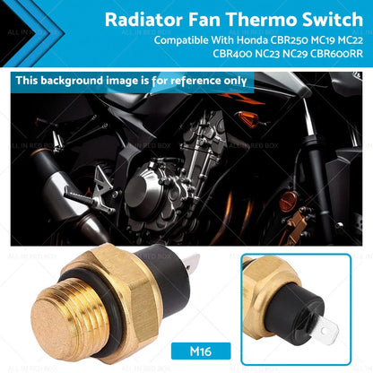 Radiator Fan Thermo Switch for Honda CBR250 MC19 MC22 CBR400 NC23 NC29