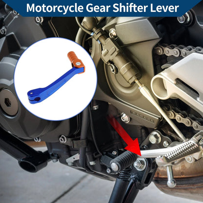 Folding Motorcycle Gear Shifter Lever for Honda CRF150F (2003-2017) Blue/Orange