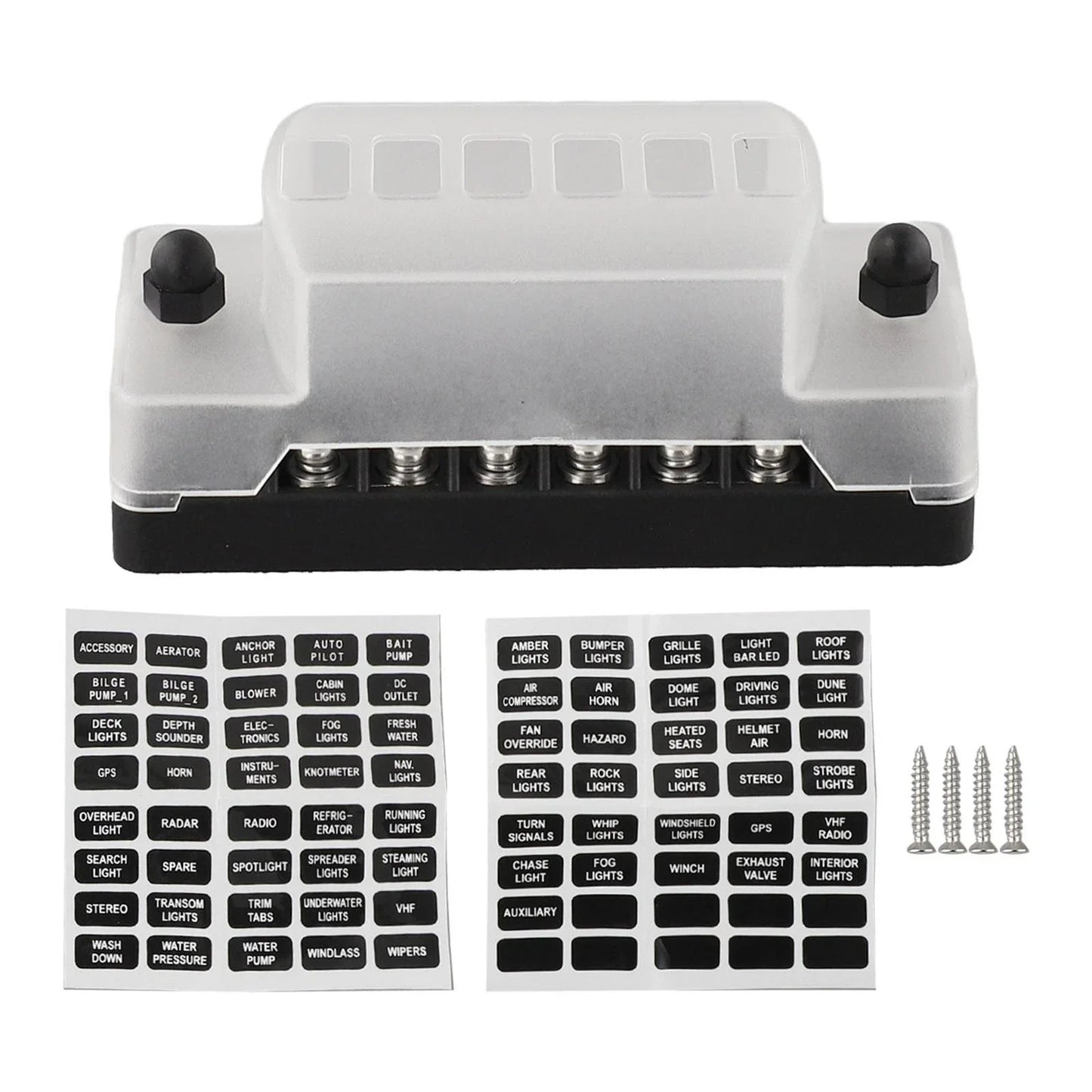 Flame retardant fuse holder for cars and boats