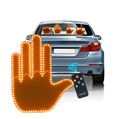 LED Finger Gesture Light for Rear Windshield
