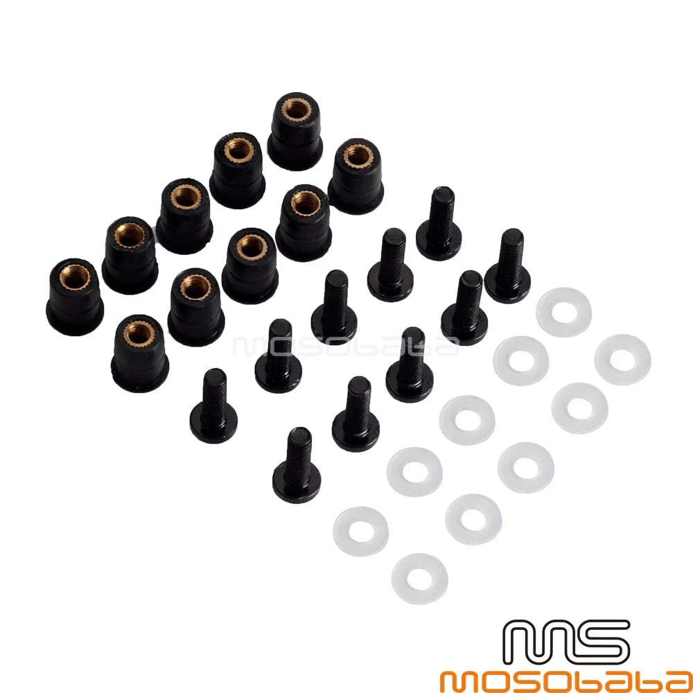 M5x18mm Stainless Steel Screws for Motorcycle Fairing Bolts (All Years)