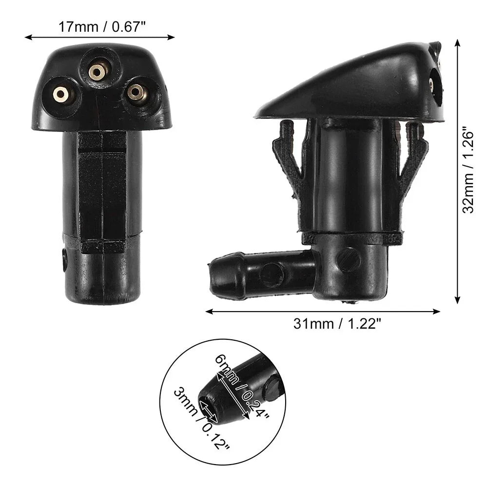 2 x Windscreen Washer Spray Nozzle for Hyundai Tucson (2015–2023)