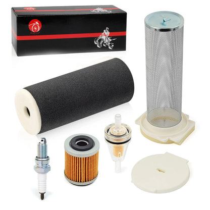 Air Filter with Guide End Cap for Yamaha Warrior Wolverine YFM350 (1995–2004)
