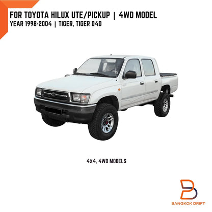 Front Mud Flap Splash Guard for Toyota Hilux Ute 1997-2005 4WD