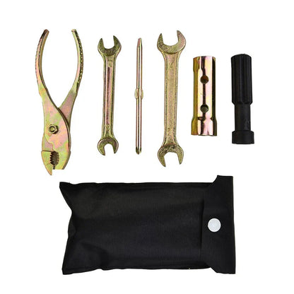 5pcs Motorcycle Spanner Wrench Screwdriver Pliers Tool Kit
