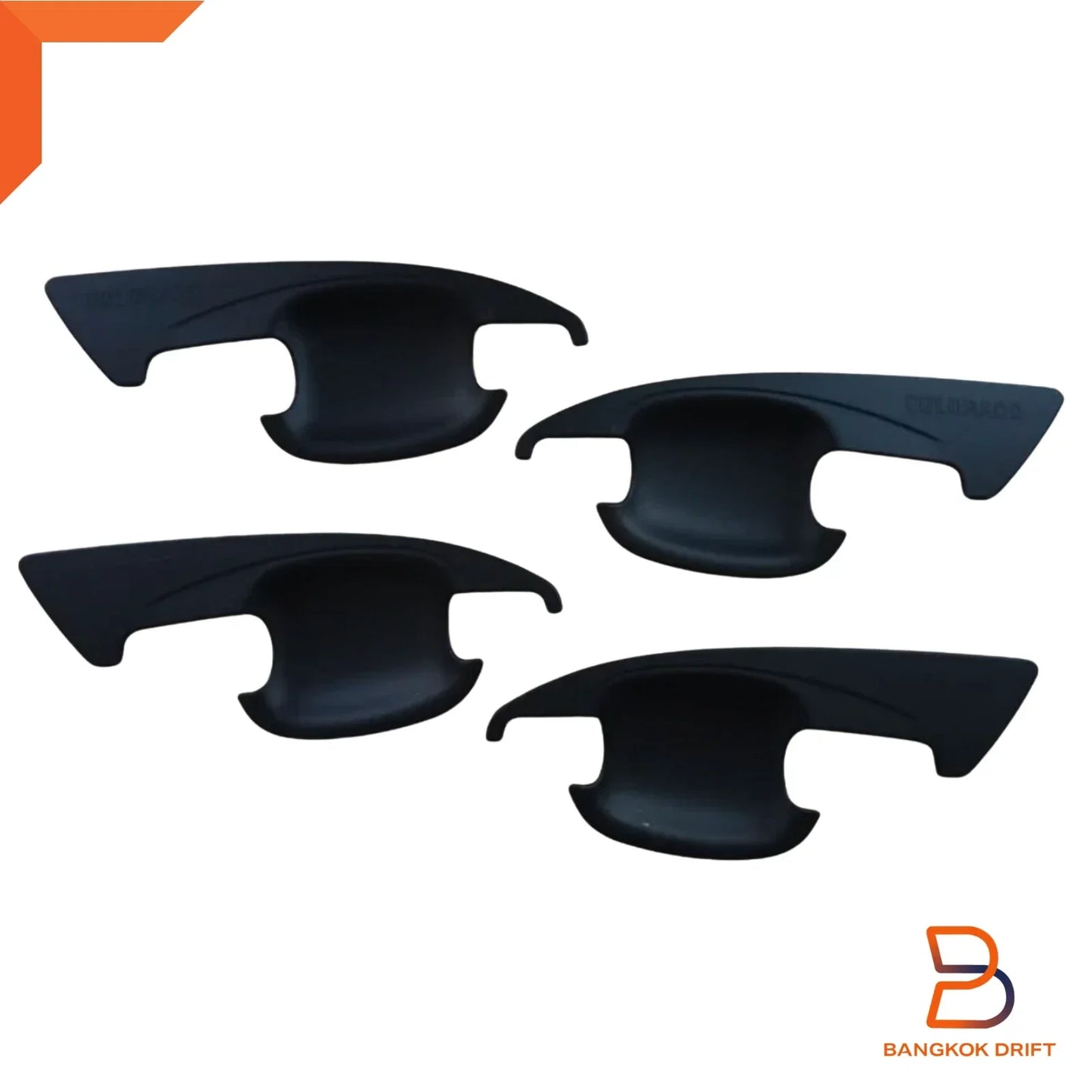 Matte Black Door Handle Cover Insert for Holden Colorado Ute (2012-2023)