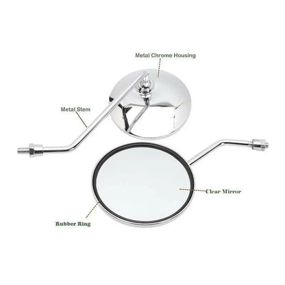 Rear View Mirrors for Honda XL100S XL185S XL250 XL250S XL350 XL500S (1979-1983)