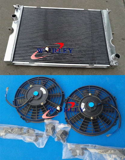 3ROW Aluminium Radiator & Fan for Land Rover Discovery II (98-04)