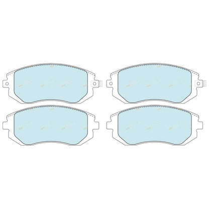 4WD Front Disc Brake Pad Set for Toyota 86 (2012–2019)