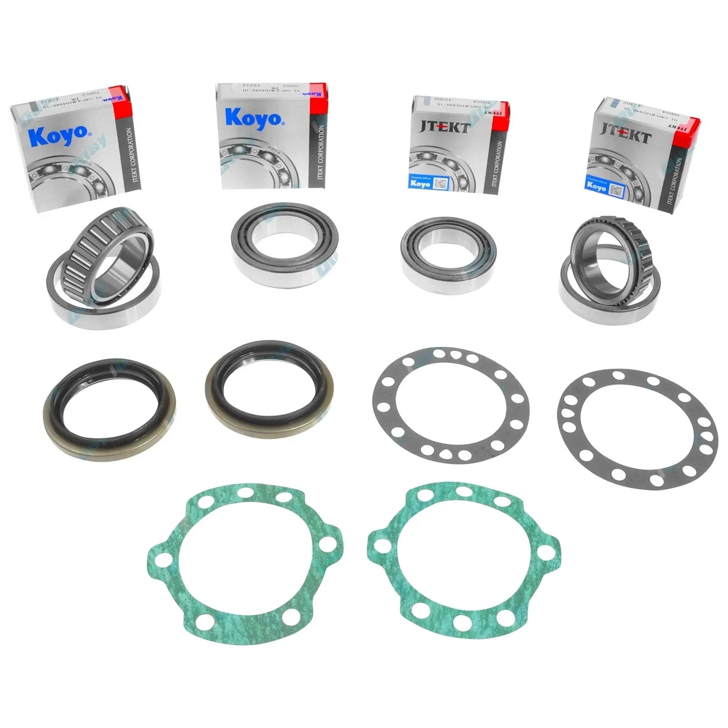 2 Rear Wheel Bearing + Seal Kit for Toyota FZJ75 HZJ70 HZJ73 HZJ75 w/Disc Brake