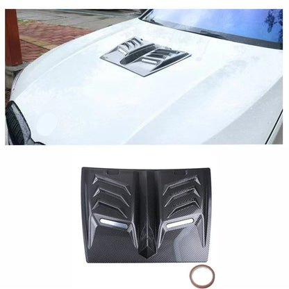 Carbon Fiber Hood Vent Scoop Cover for Universal Vehicles
