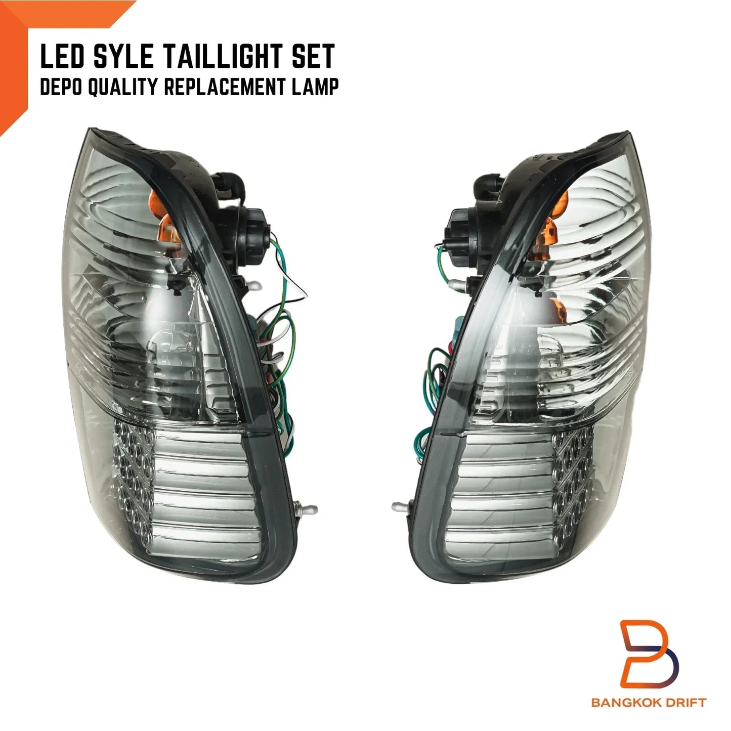 LED Smoke Tail Light for Mitsubishi Triton MK Ute (1996-2005)