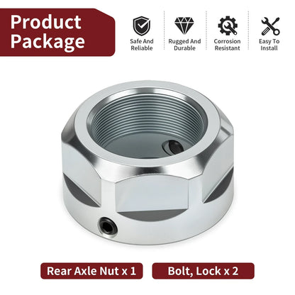 Rear Axle Lock Nut for Yamaha Raptor 250 YFM250R (2008–2013)